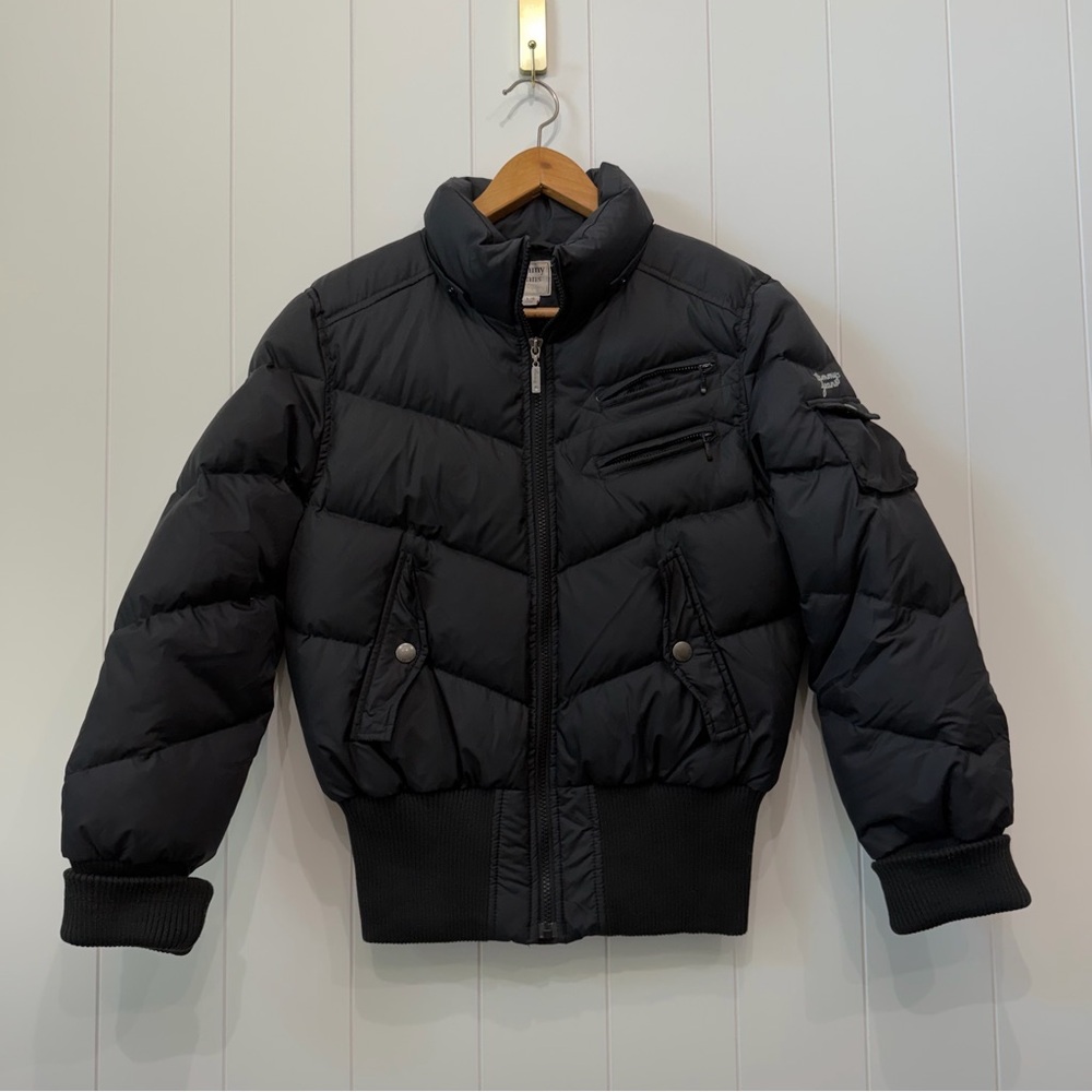 Tommy Hilfiger Tommy Jeans Women’s Y2K 06 Black Down Filled Puffer Jacket Size L